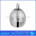 Stainless steel round ice bucket with ice tong